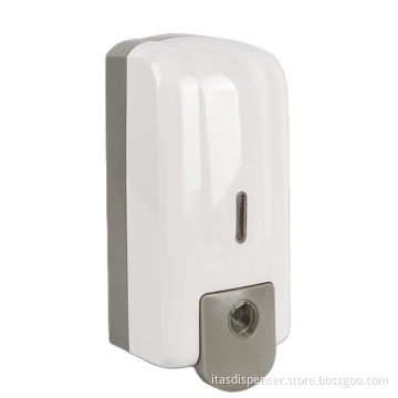 ABS Plastic Manual Hand Soap & Sanitizer Dispenser with Disposable Bag - 1000ml Capacity